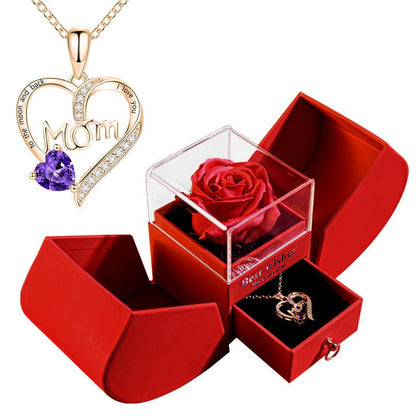 Sienna Lawson – Jewelry Box Necklace Set by The Nevermore – Unique Jewelry by Nevermore Lifestyle & Tech | Heart Of Gold MOM Necklace