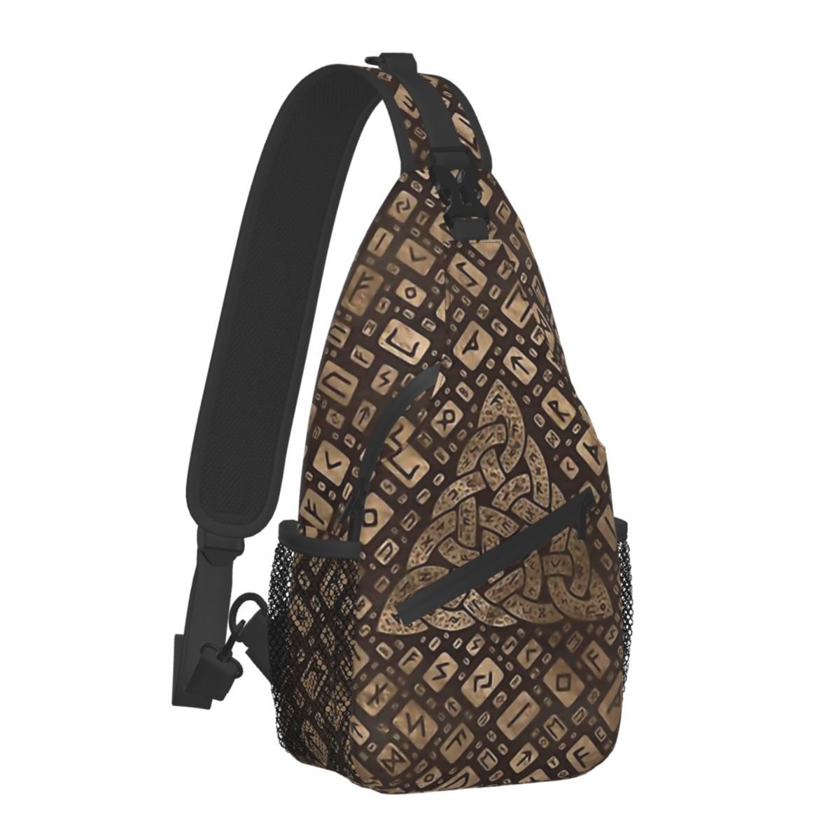 Sigge - The Nevermore Viking Crossbody Bag Triquetra – Unique Bags by Nevermore Lifestyle & Tech | 39x19x9CM TriquetraAlphabet