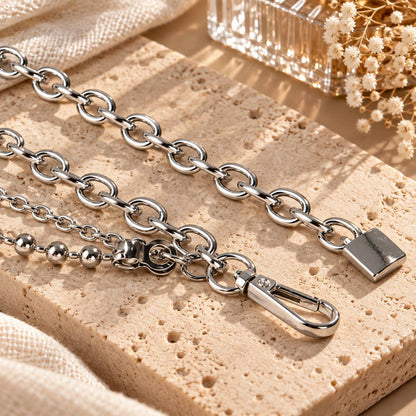 Siren’s Sparkle – Women’s Chain Belt by The Nevermore – Unique Belts by The Nevermore | Silver