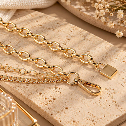 Siren’s Sparkle – Women’s Chain Belt by The Nevermore – Unique Belts by The Nevermore | Silver