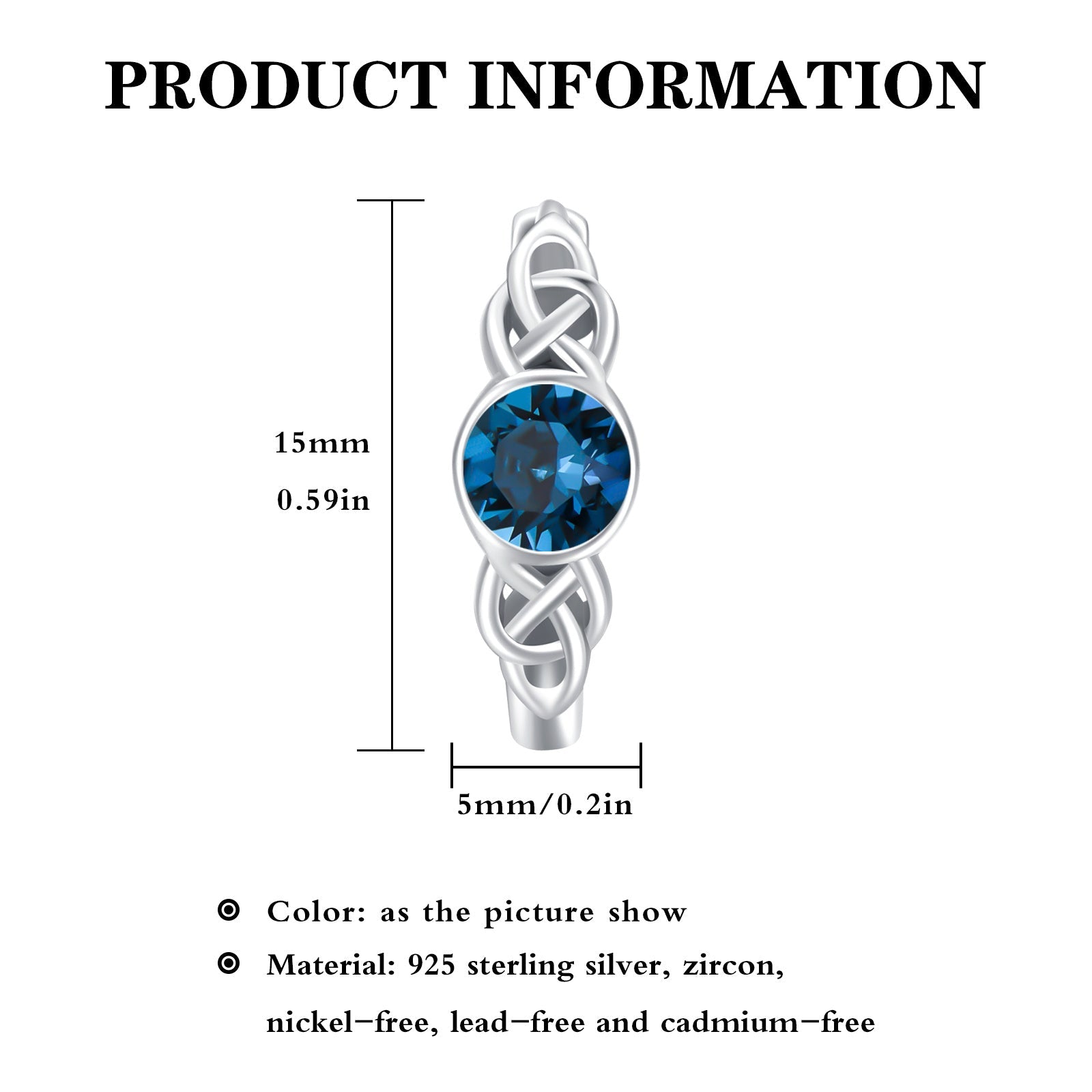 Skuld - The Nevermore Gothic Celtic Norse Earrings for Viking Women Sterling Silver – Unique Gothic Jewelry by Nevermore Lifestyle & Tech | Light Blue