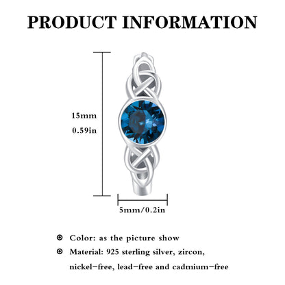 Skuld - The Nevermore Gothic Celtic Norse Earrings for Viking Women Sterling Silver – Unique Gothic Jewelry by Nevermore Lifestyle & Tech | Light Blue