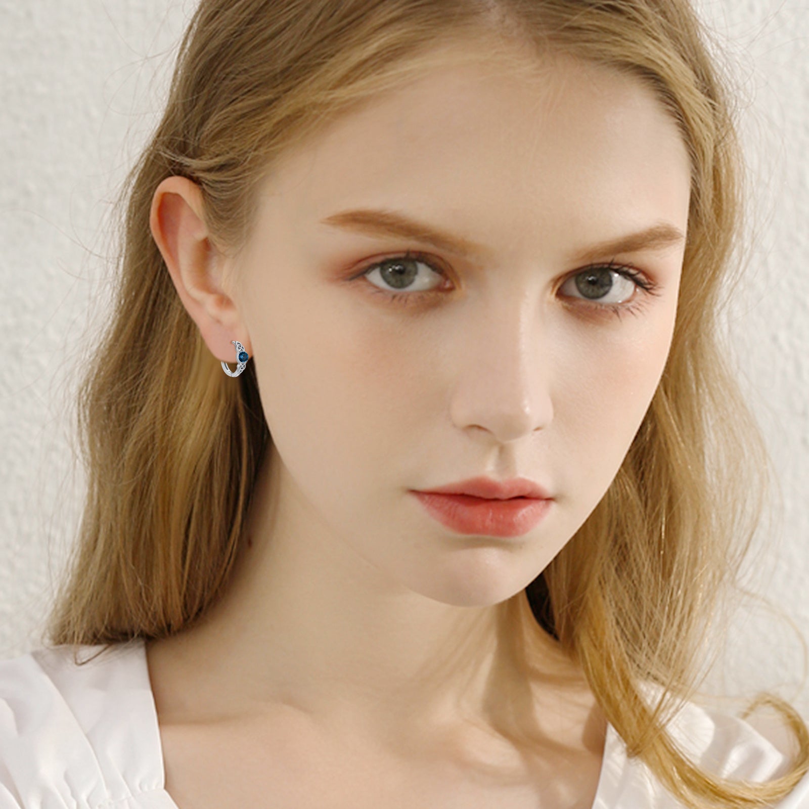 Skuld - The Nevermore Gothic Celtic Norse Earrings for Viking Women Sterling Silver – Unique Gothic Jewelry by Nevermore Lifestyle & Tech | Light Blue