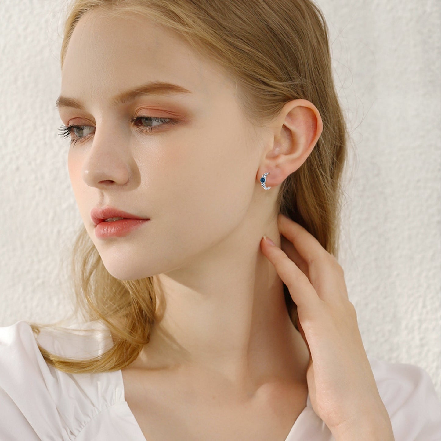 Skuld - The Nevermore Gothic Celtic Norse Earrings for Viking Women Sterling Silver – Unique Gothic Jewelry by Nevermore Lifestyle & Tech | Light Blue