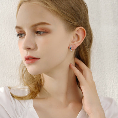 Skuld - The Nevermore Gothic Celtic Norse Earrings for Viking Women Sterling Silver – Unique Gothic Jewelry by Nevermore Lifestyle & Tech | Light Blue