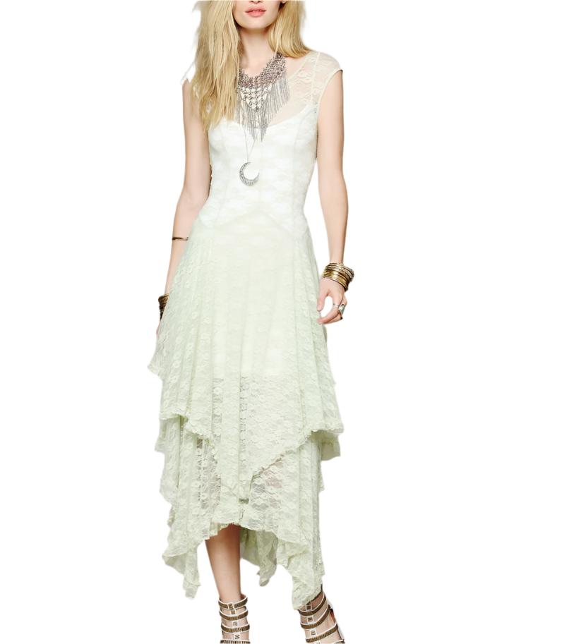 Skye Lace Dress - Elegant Polyester Blend and Spandex by The Nevermore