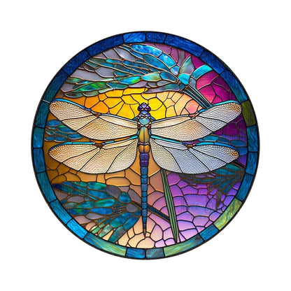 SkyGleam - Acrylic Dragonfly Wreath by The Nevermore