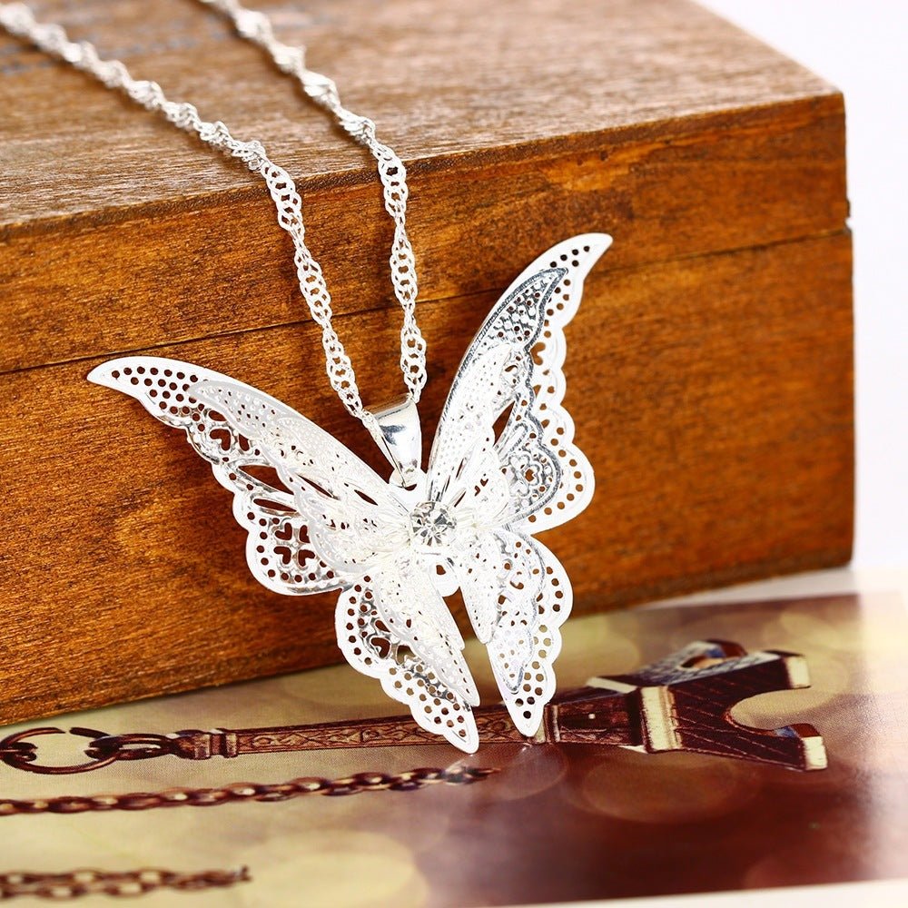 Small Butterfly - The Nevermore Pendant – Unique by Nevermore Lifestyle & Tech | Silver