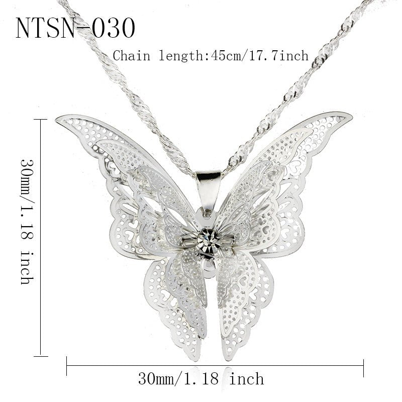 Small Butterfly - The Nevermore Pendant – Unique by Nevermore Lifestyle & Tech | Silver