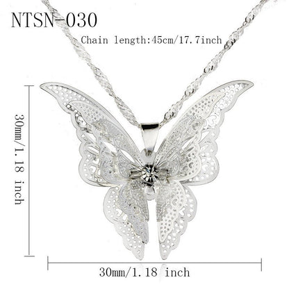 Small Butterfly - The Nevermore Pendant – Unique by Nevermore Lifestyle & Tech | Silver