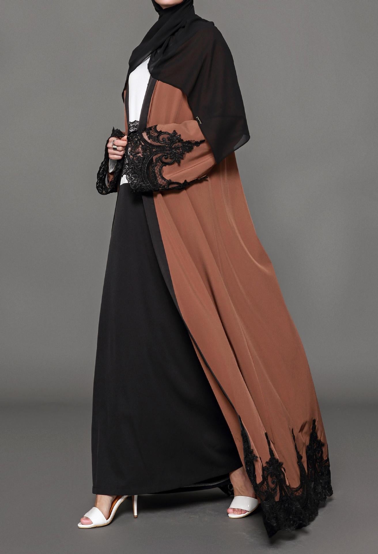 Solara Chic - Dark Brown Robe by The Nevermore – Unique Robes by Nevermore Lifestyle & Tech | 2XL Brown
