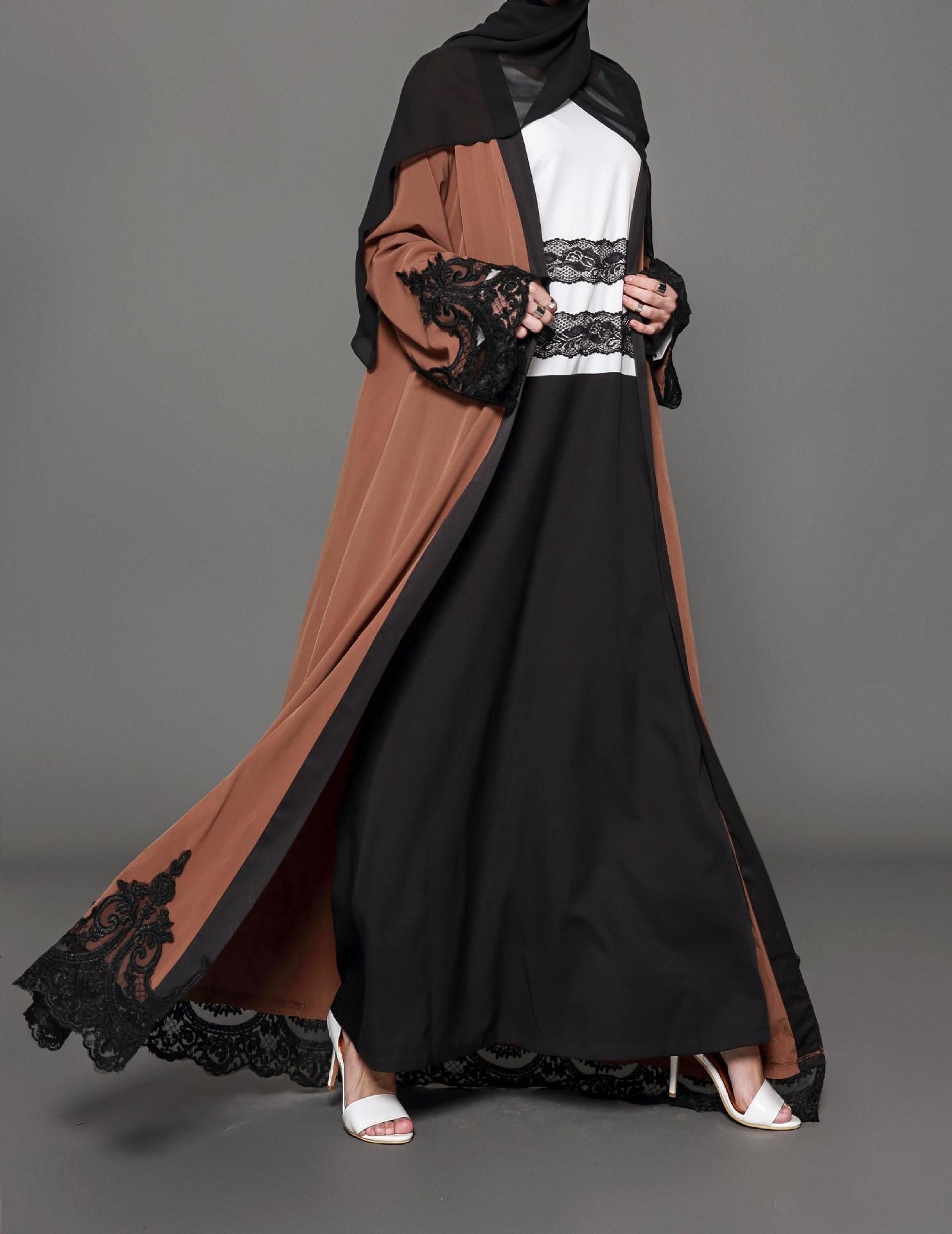 Solara Chic - Dark Brown Robe by The Nevermore – Unique Robes by Nevermore Lifestyle & Tech | 2XL Brown