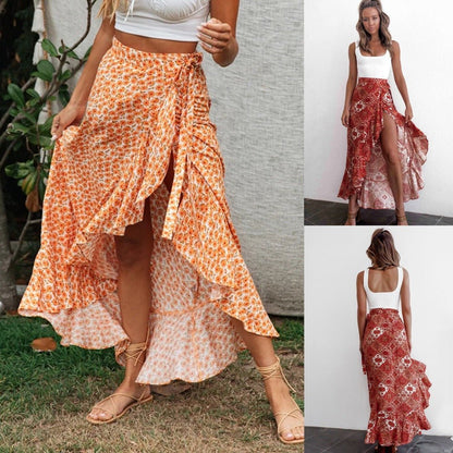 Solstice - Boho Floral Maxi Skirt by The Nevermore – Unique Boho Skirts by Nevermore Lifestyle & Tech | L Yellow