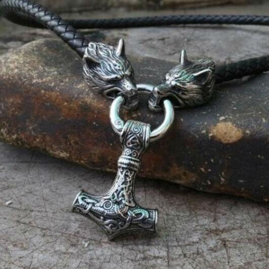 Somerled Thor’s Hammer - Viking Pendant by The Nevermore – Unique Gothic Jewelry by Nevermore Lifestyle & Tech | Silver