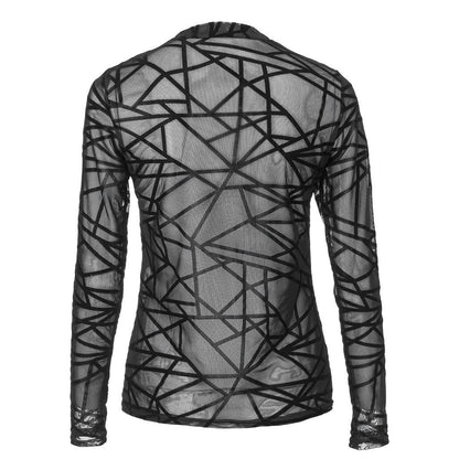 Starr - Lightweight Lace Blouse by The Nevermore – Unique Blouses by Nevermore Lifestyle & Tech | L Black