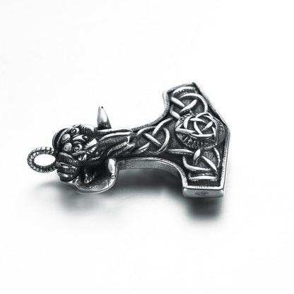 Stigandr Thor's Hammer - Viking Pendant Necklace by The Nevermore – Unique Gothic Jewelry by Nevermore Lifestyle & Tech | Pendant