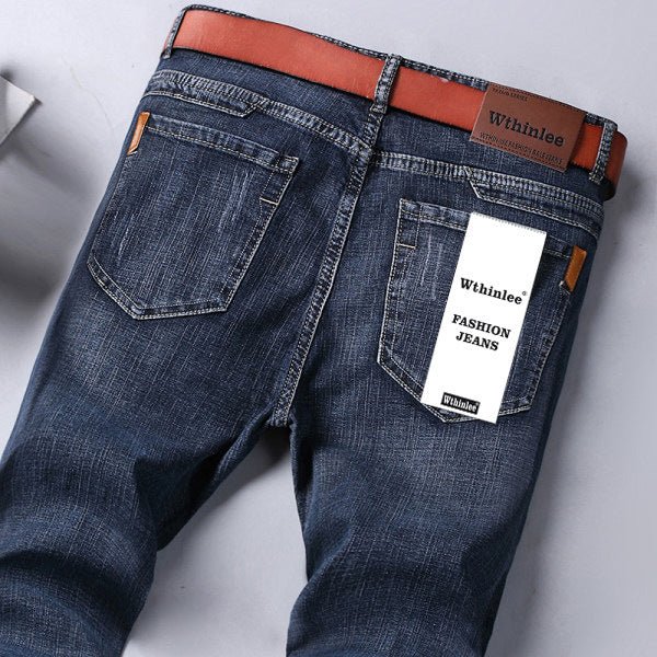 Straight - leg Denim Jeans Shadow Line by The Nevermore – Unique Accessories by The Nevermore | 28 Black & Gray