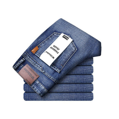 Straight - leg Denim Jeans Shadow Line by The Nevermore – Unique Accessories by The Nevermore | 28 Black & Gray