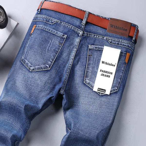 Straight - leg Denim Jeans Shadow Line by The Nevermore – Unique Accessories by The Nevermore | 28 Black & Gray