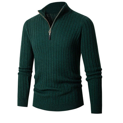 Summit Snug - The Nevermore Men's Zip - up Sweate – Unique Sweaters for Men by Nevermore Lifestyle & Tech | 2XL Dark green