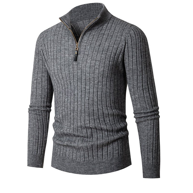 Summit Snug - The Nevermore Men's Zip - up Sweate – Unique Sweaters for Men by Nevermore Lifestyle & Tech | 2XL Dark Grey
