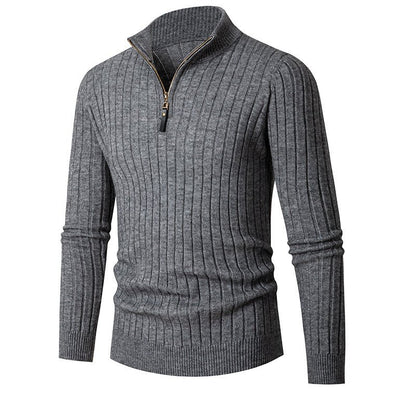 Summit Snug - The Nevermore Men's Zip - up Sweate – Unique Sweaters for Men by Nevermore Lifestyle & Tech | 2XL Dark Grey