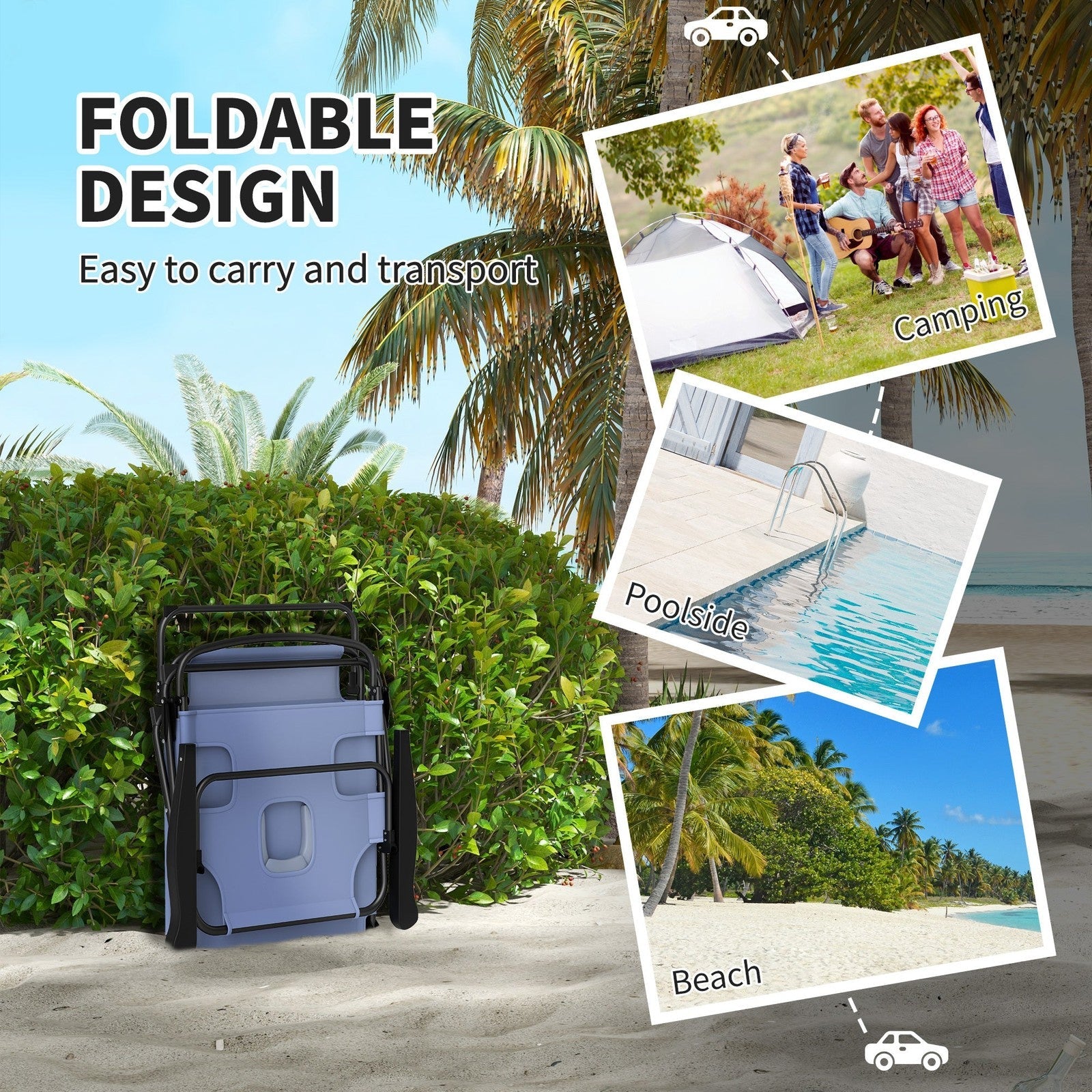 Lounge Chairs, Beach Chairs, Not Shipped On Weekends