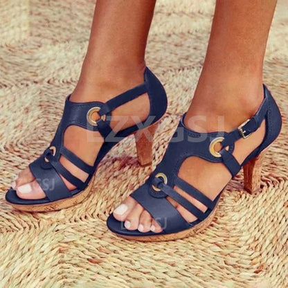 SunGleam Rise - High Heel Sandals by The Nevermore