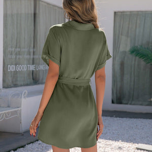 SwayMuse - Loose Fit Shirt Dress by The Nevermore