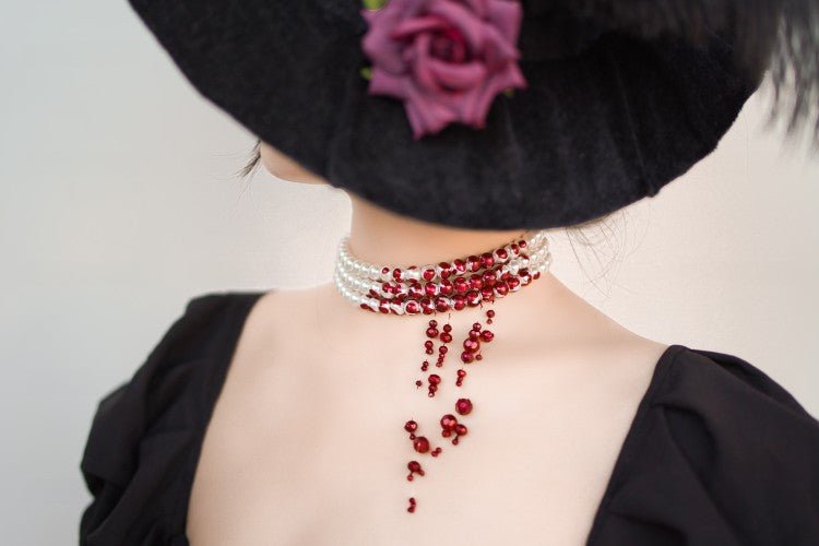 Tempest Thorn - Gothic Choker Necklace by The Nevermore – Unique Gothic Jewelry by Nevermore Lifestyle & Tech | Three layer necklace