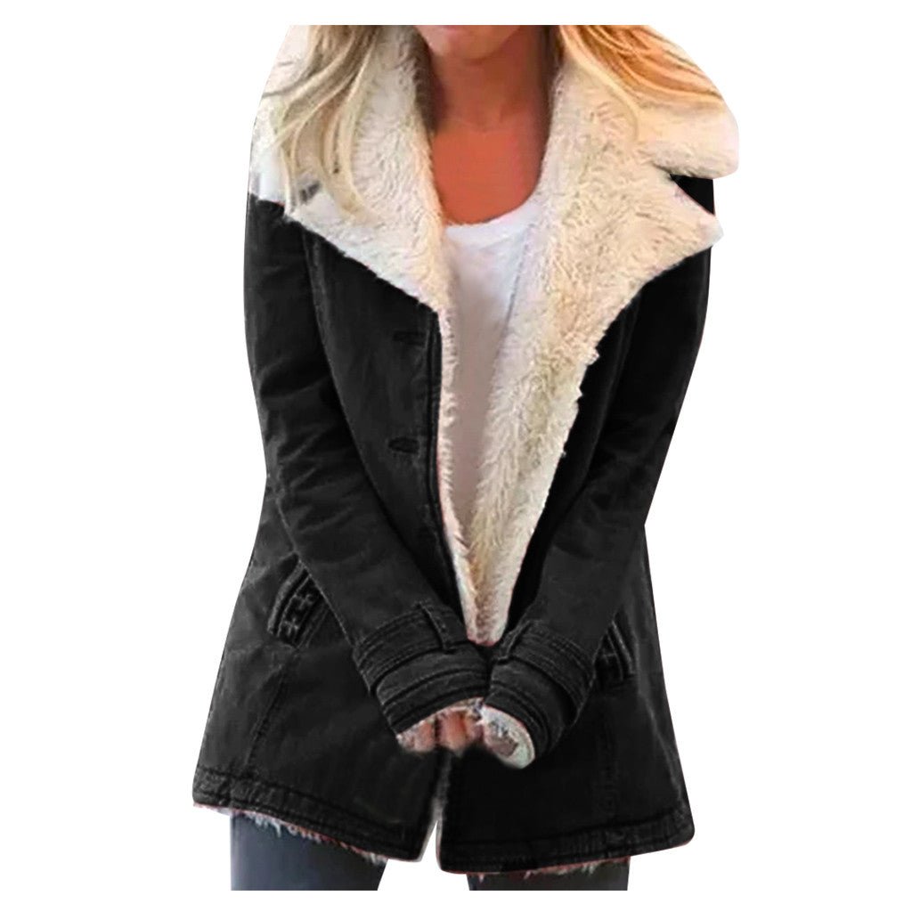 Tender - The Nevermore Women's Plush Coat – Unique Fashion for Women by Nevermore Lifestyle & Tech | 3XL Black