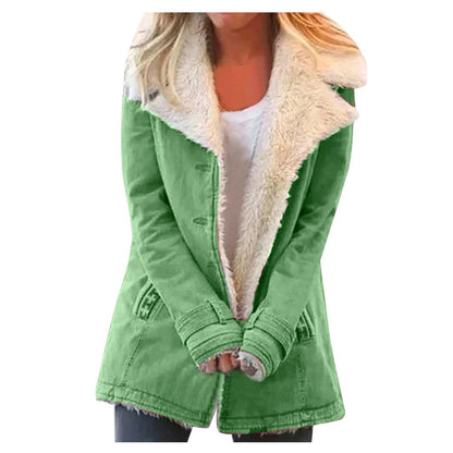 Tender - The Nevermore Women's Plush Coat – Unique Fashion for Women by Nevermore Lifestyle & Tech | 3XL Green