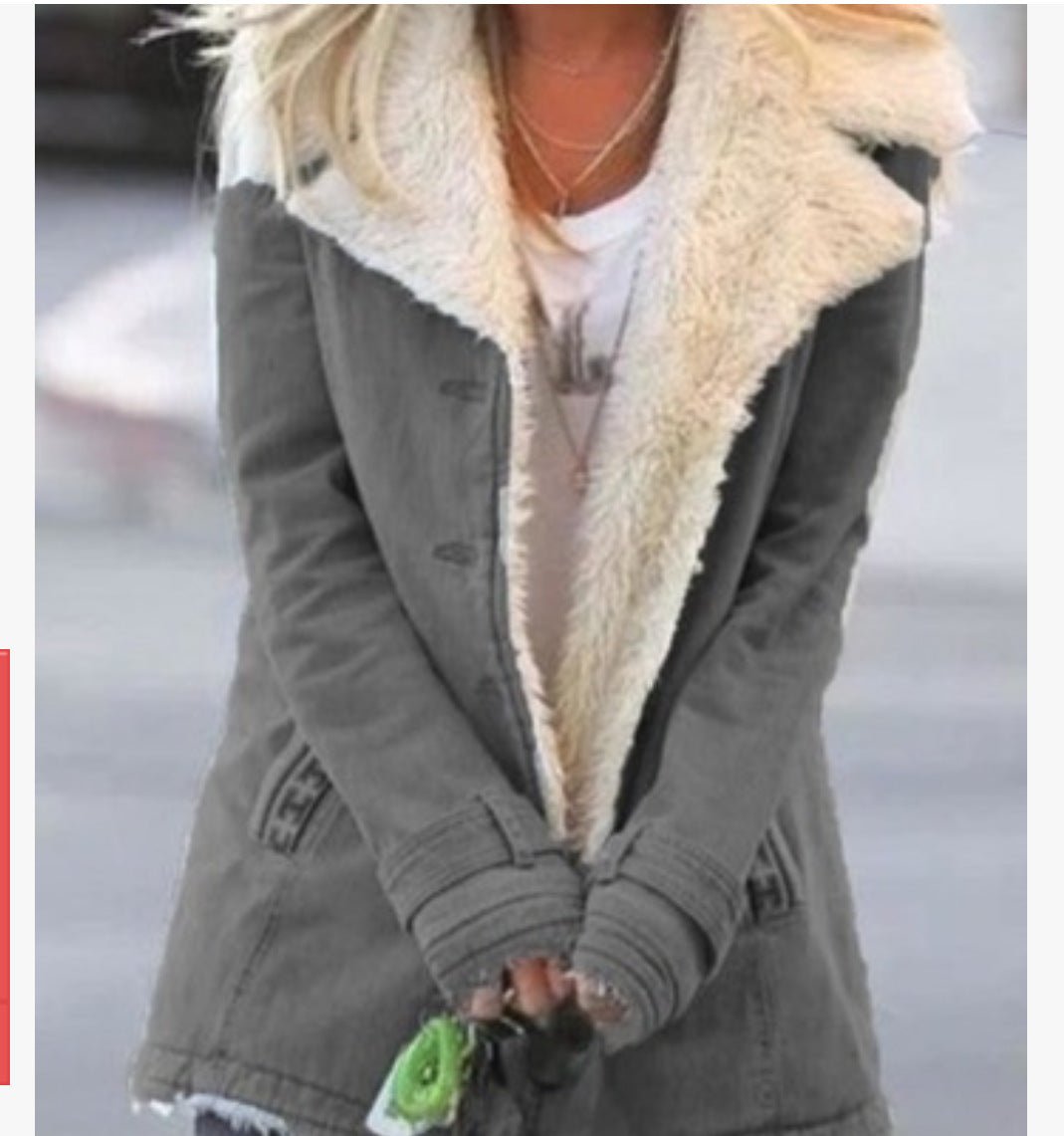 Tender - The Nevermore Women's Plush Coat – Unique Fashion for Women by Nevermore Lifestyle & Tech | 3XL Grey