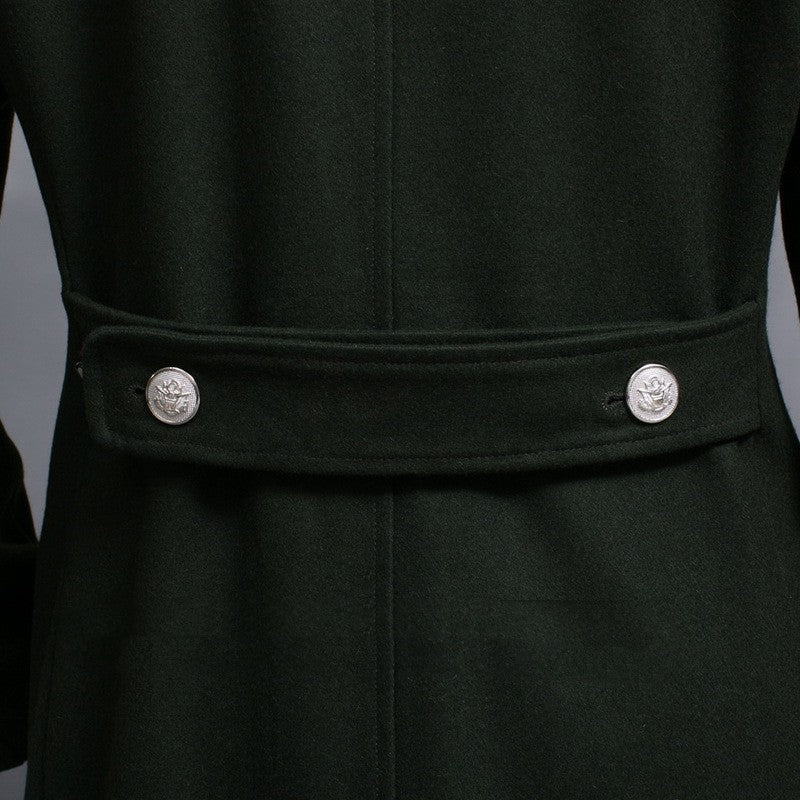 The Nevermore Coats for Men - Double - row Retro Woolen Coat Man – Unique by Nevermore Lifestyle & Tech | 2XL Army Green