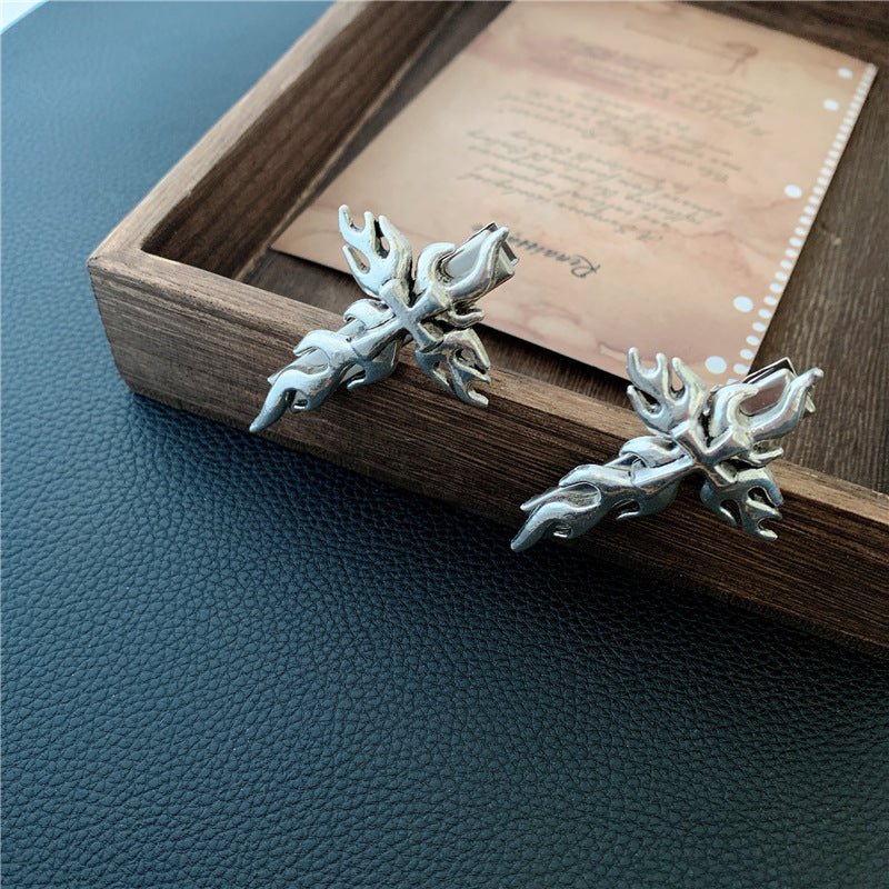 The Nevermore Gothic Accessories - Gothic cross hairpin – Unique Hairpins by Nevermore Lifestyle & Tech | default