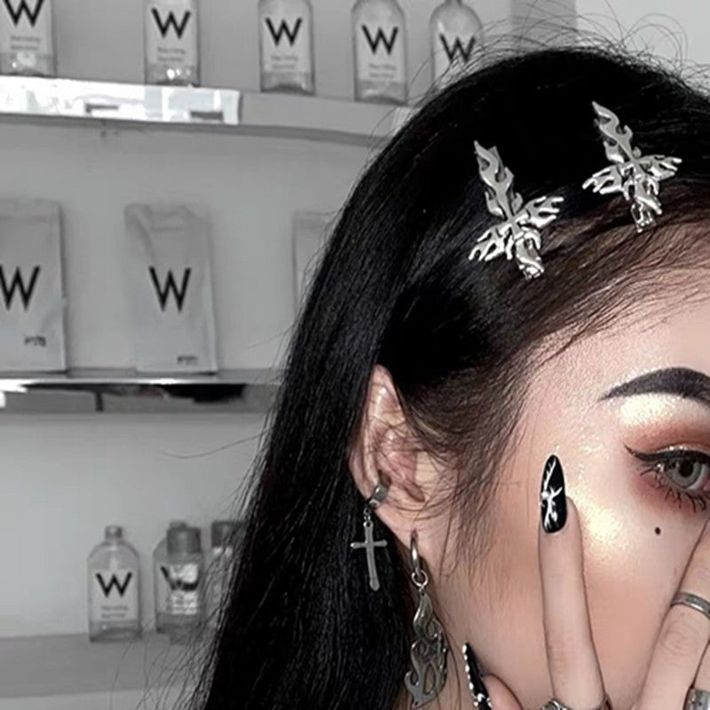 The Nevermore Gothic Accessories - Gothic cross hairpin – Unique Hairpins by Nevermore Lifestyle & Tech | default