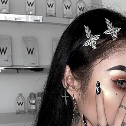 The Nevermore Gothic Accessories - Gothic cross hairpin – Unique Hairpins by Nevermore Lifestyle & Tech | default