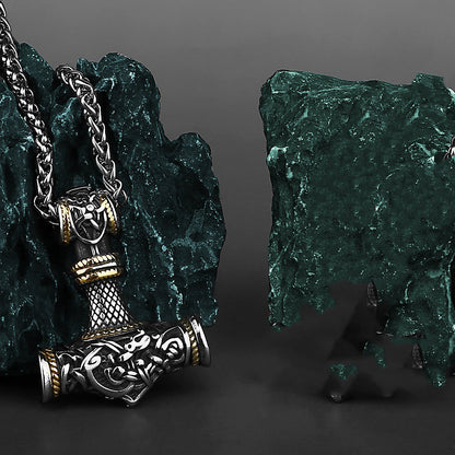 Thorns and Shadows - The Nevermore Titanium Steel Pendant