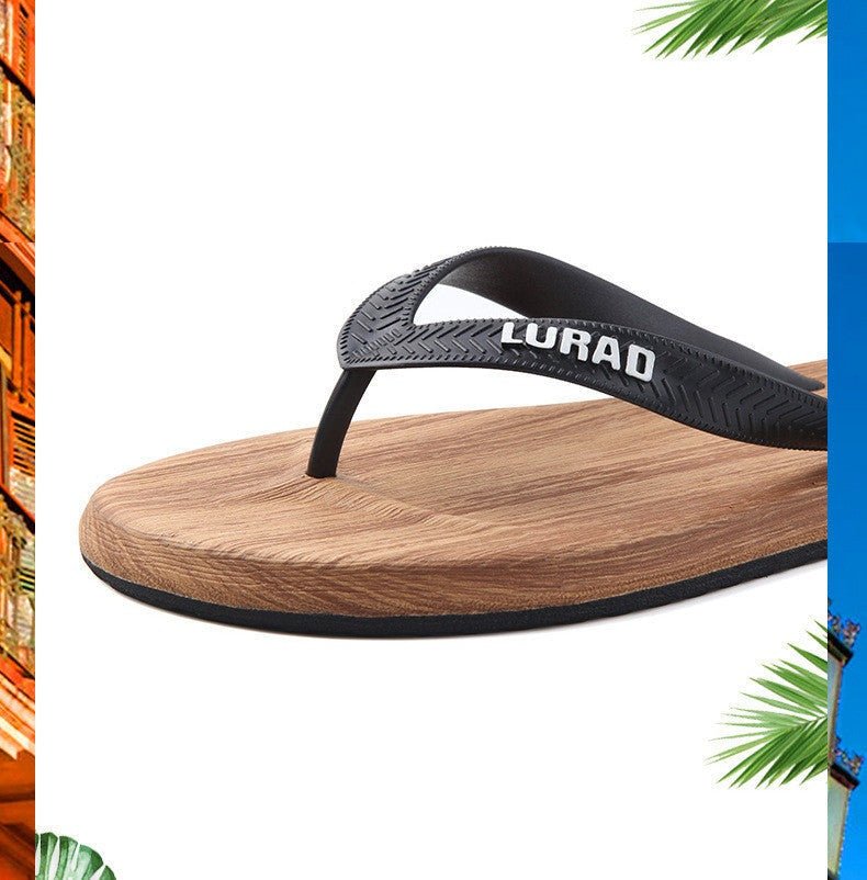 Flip Flops Men's Tide Summer Outdoor Non-Slip Sandals Fashion Seaside Leisure Beach