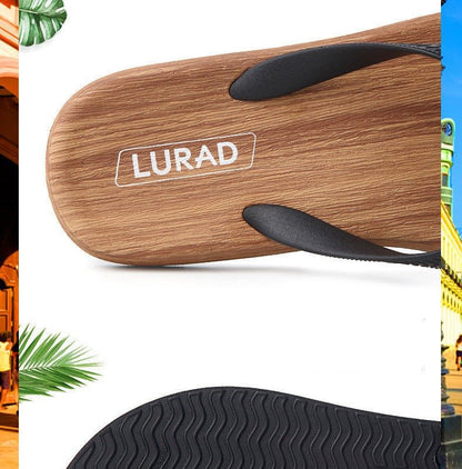 Flip Flops Men's Tide Summer Outdoor Non-Slip Sandals Fashion Seaside Leisure Beach