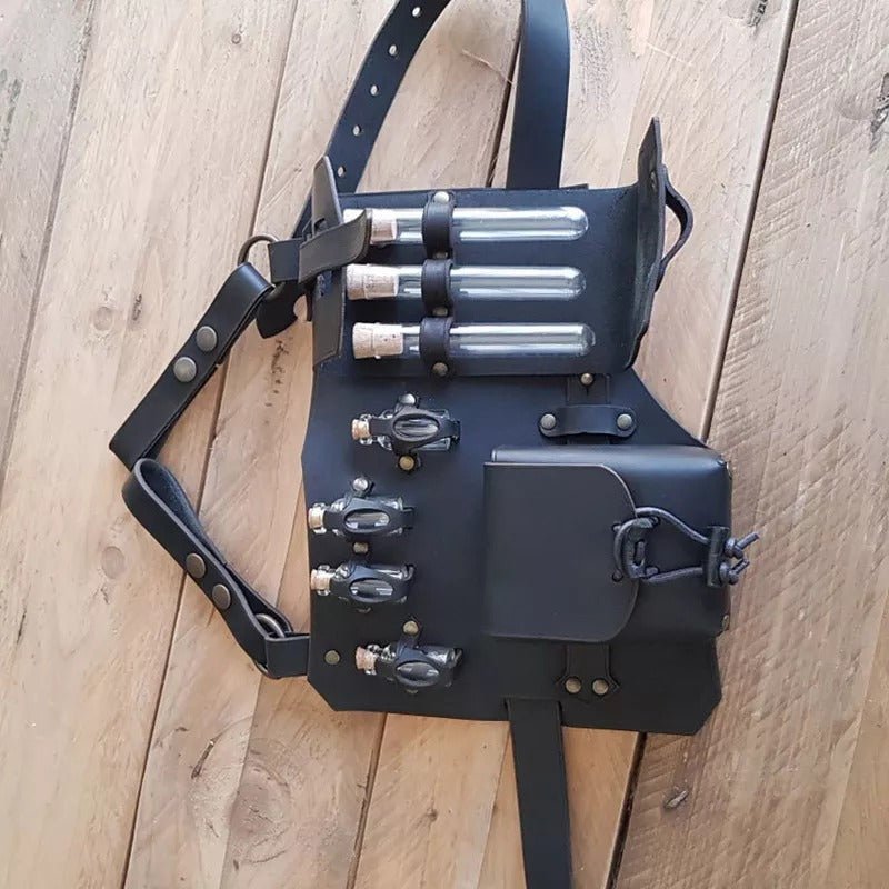 Torgny - The Nevermore Steampunk Waist Bag – Unique Steampunk Accessories by Nevermore Lifestyle & Tech | Black