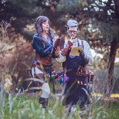 Torgny - The Nevermore Steampunk Waist Bag – Unique Steampunk Accessories by Nevermore Lifestyle & Tech | Light Brown