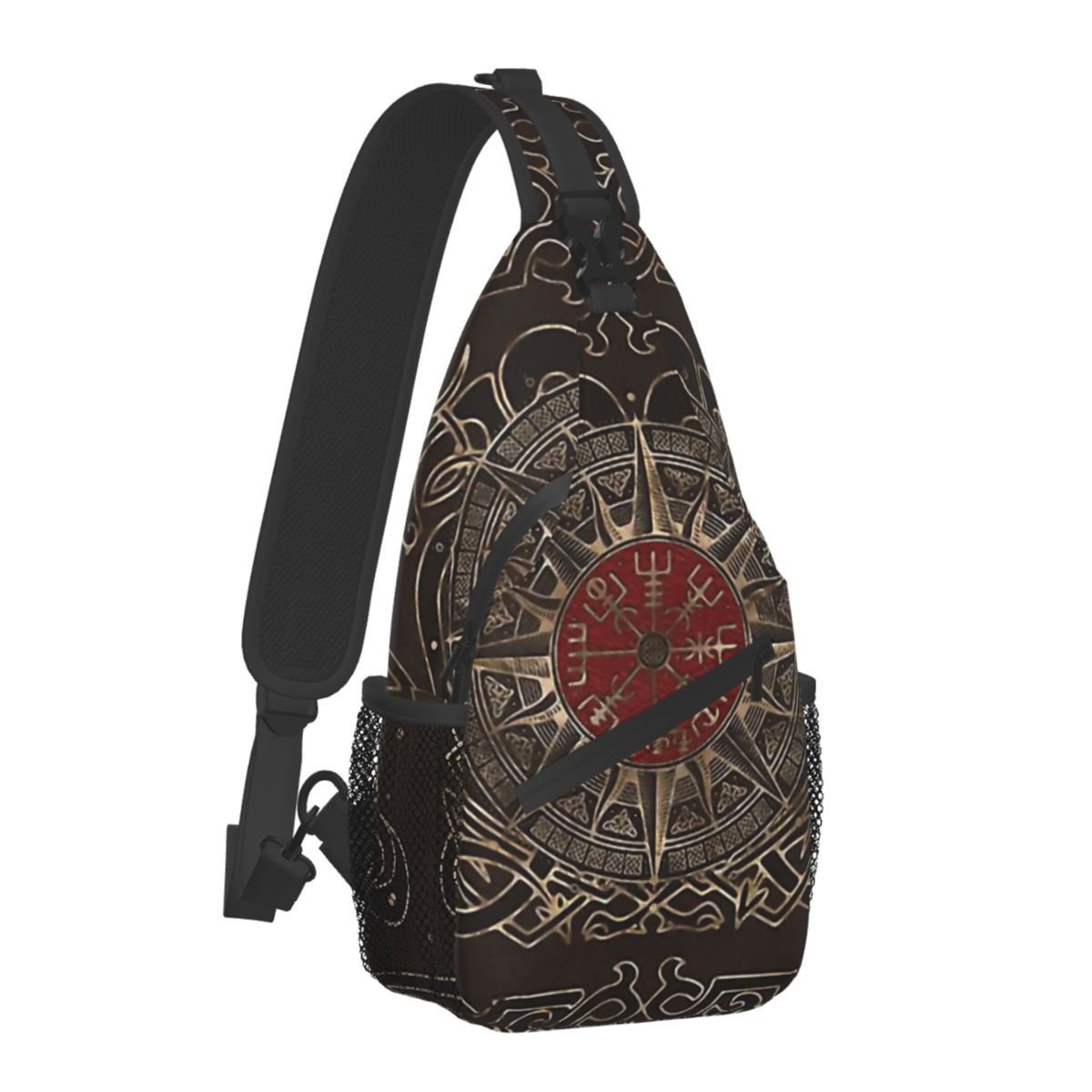 Torvald - The Nevermore Viking Crossbody Bag Compass – Unique Bags by Nevermore Lifestyle & Tech | 39x19x9CM CompassOrnament
