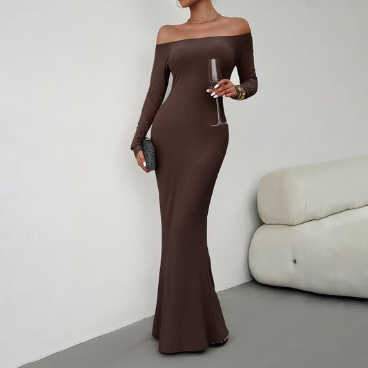Tranquil Tides - Elegant Maxi Dress by The Nevermore – Unique Dresses by Nevermore Lifestyle & Tech | L Black