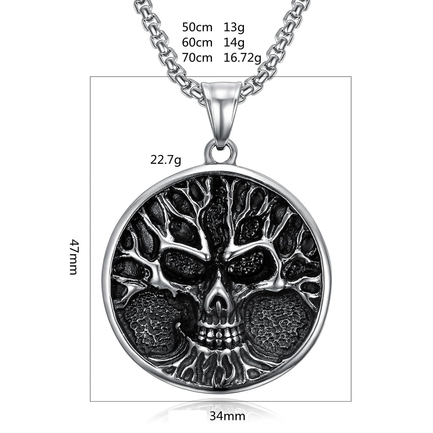 Tree of Death Gothic Pendant Necklace by The Nevermore