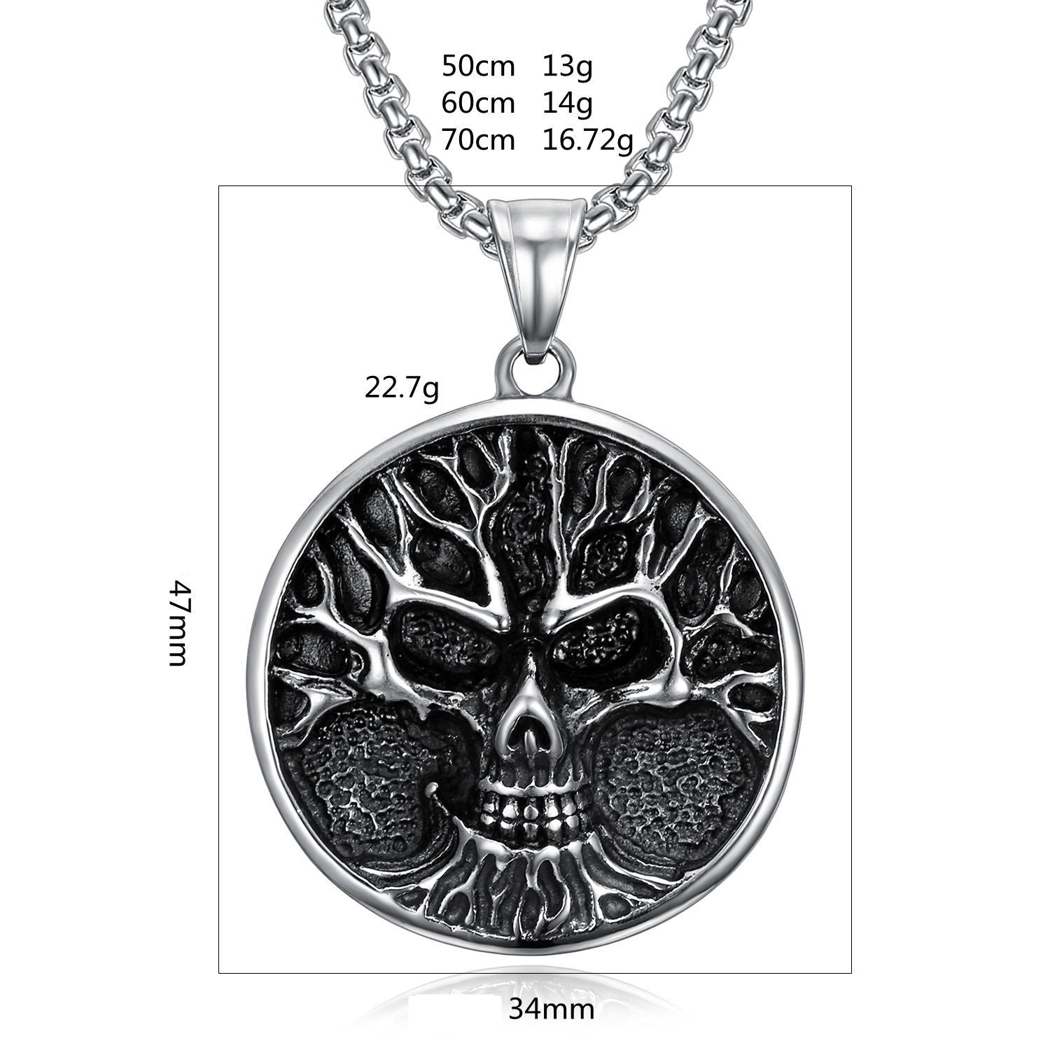 Tree of Death Gothic Pendant Necklace by The Nevermore