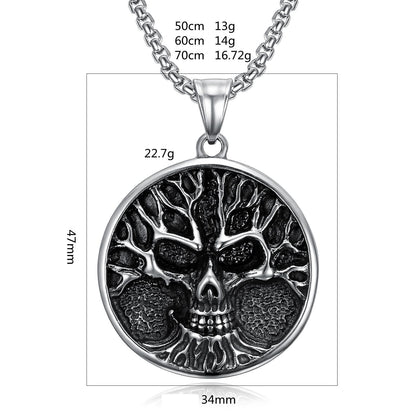 Tree of Death Gothic Pendant Necklace by The Nevermore