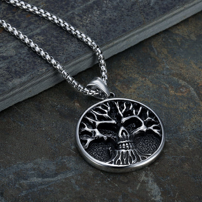 Tree of Death Gothic Pendant Necklace by The Nevermore