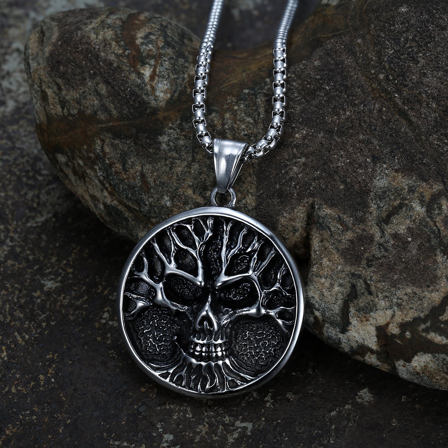 Tree of Death Gothic Pendant Necklace by The Nevermore
