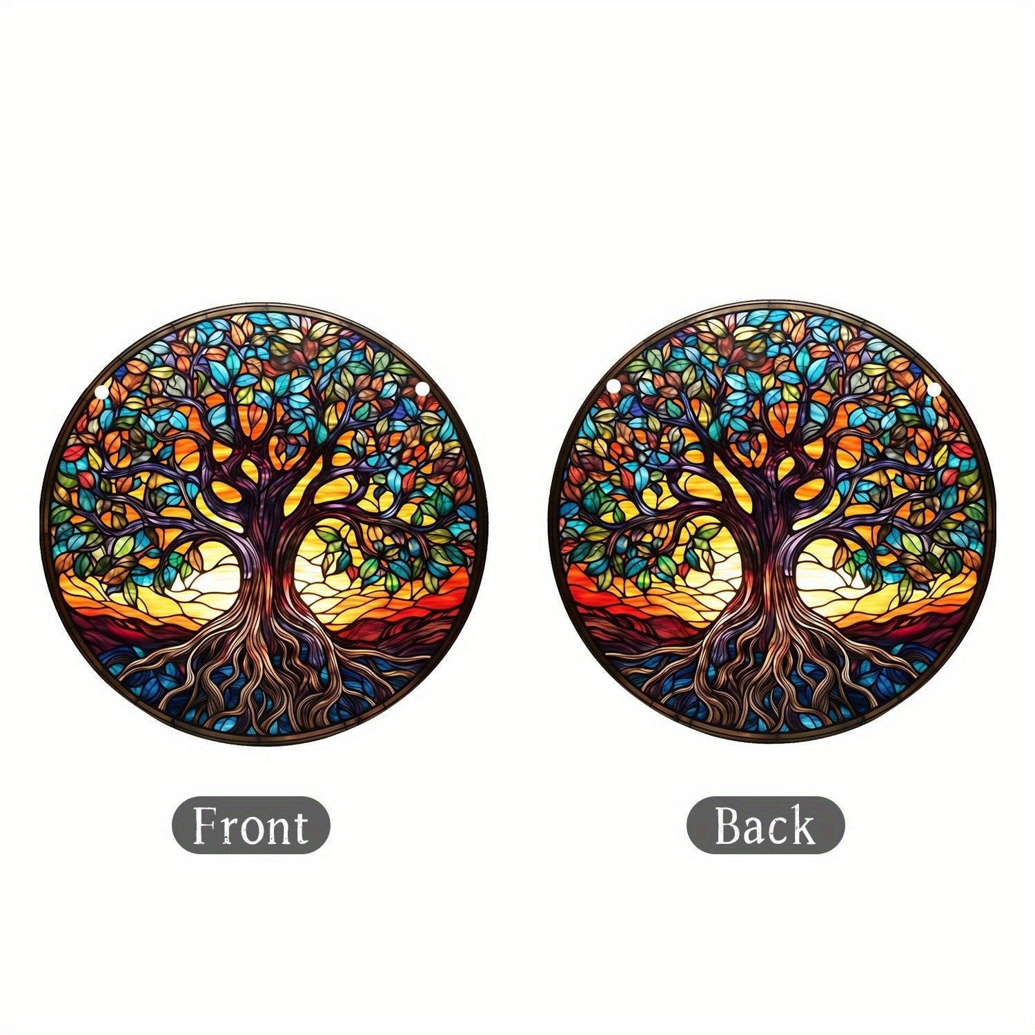 TreeGleam - Round Acrylic Suncatcher by The Nevermore